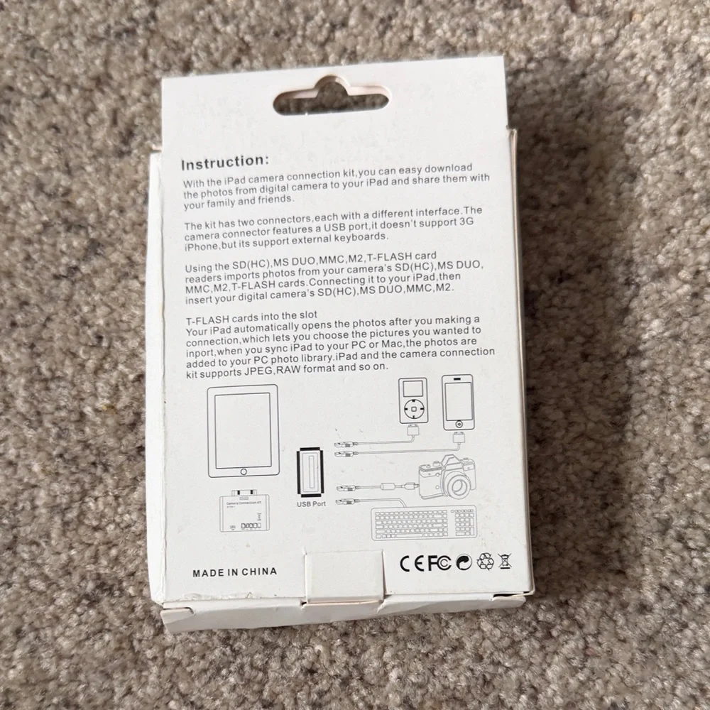 Apple White and Silver Connection Kit with Mouse and Keypad